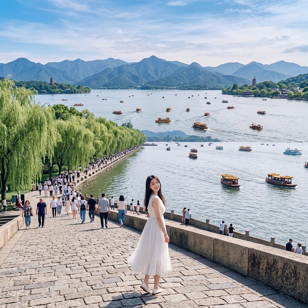 全景拉远