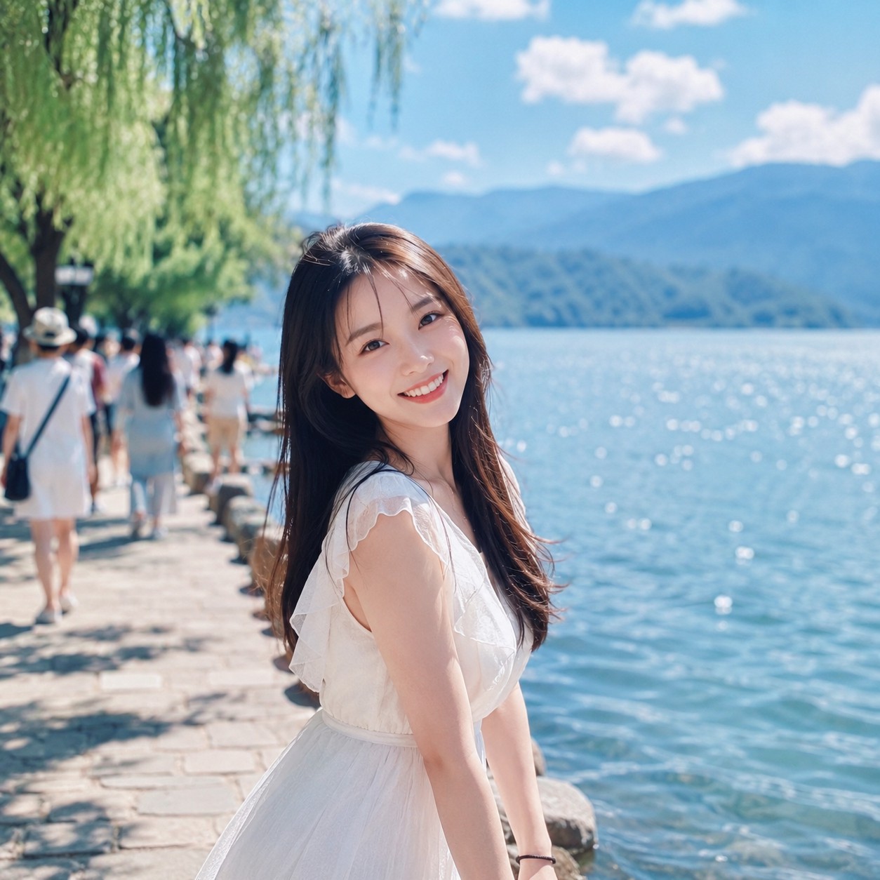 全景拉远