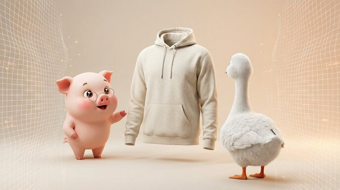 Image extension for e-commerce design and ad copy space