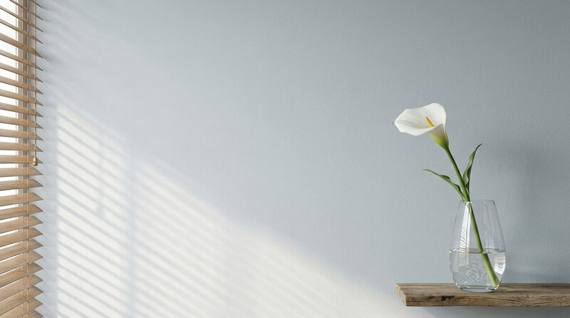 AI-generated minimalist negative space layout background